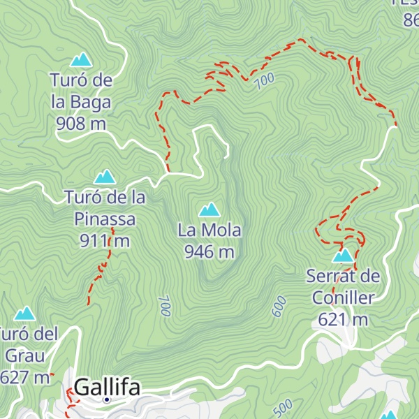 Map of La Mola