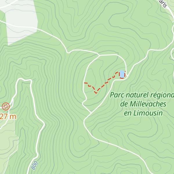 Map of Mont Bessou