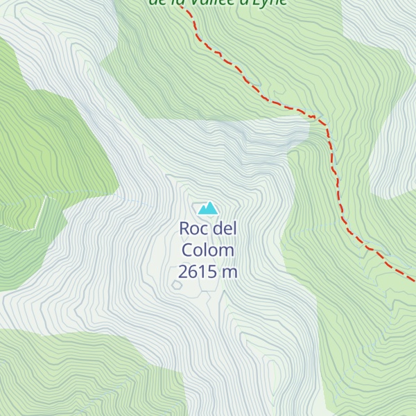 Map of Roc del Colom