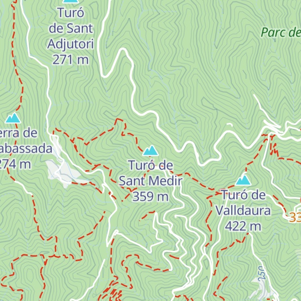 Map of Turó de Sant Medir