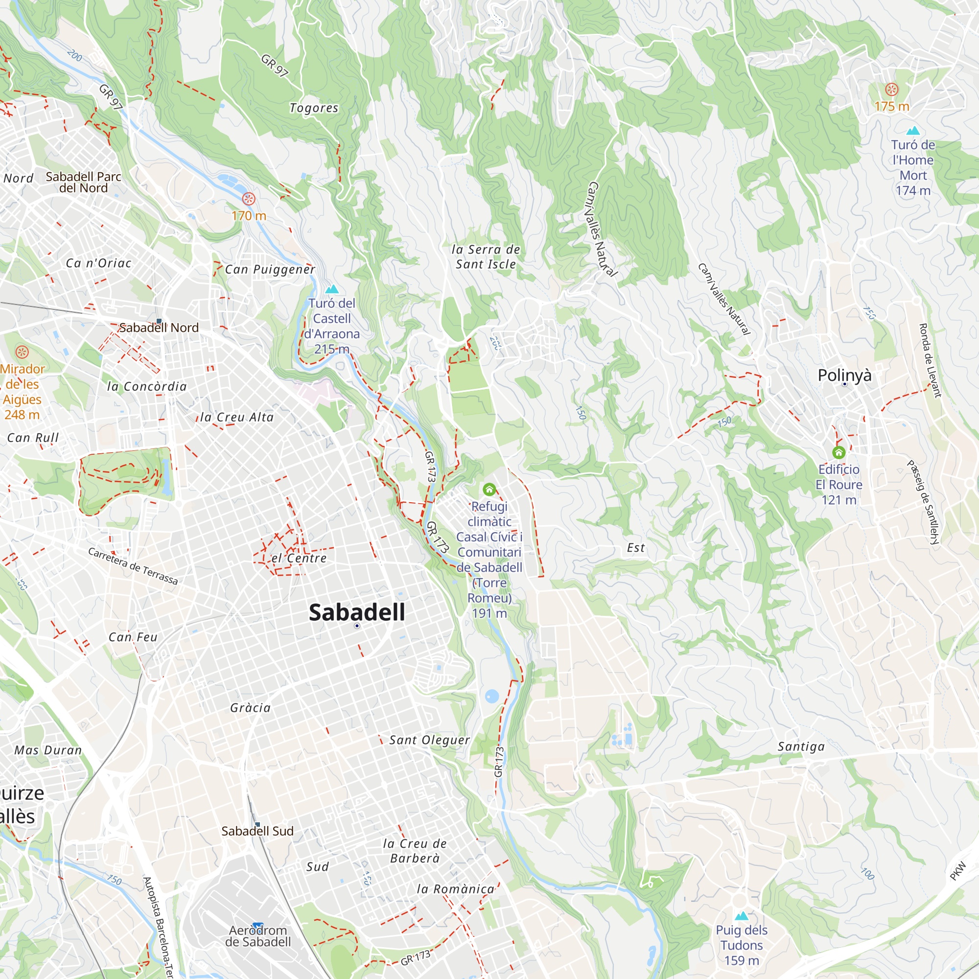 Refugi climàtic Casal Cívic i Comunitari de Sabadell (Torre Romeu) map