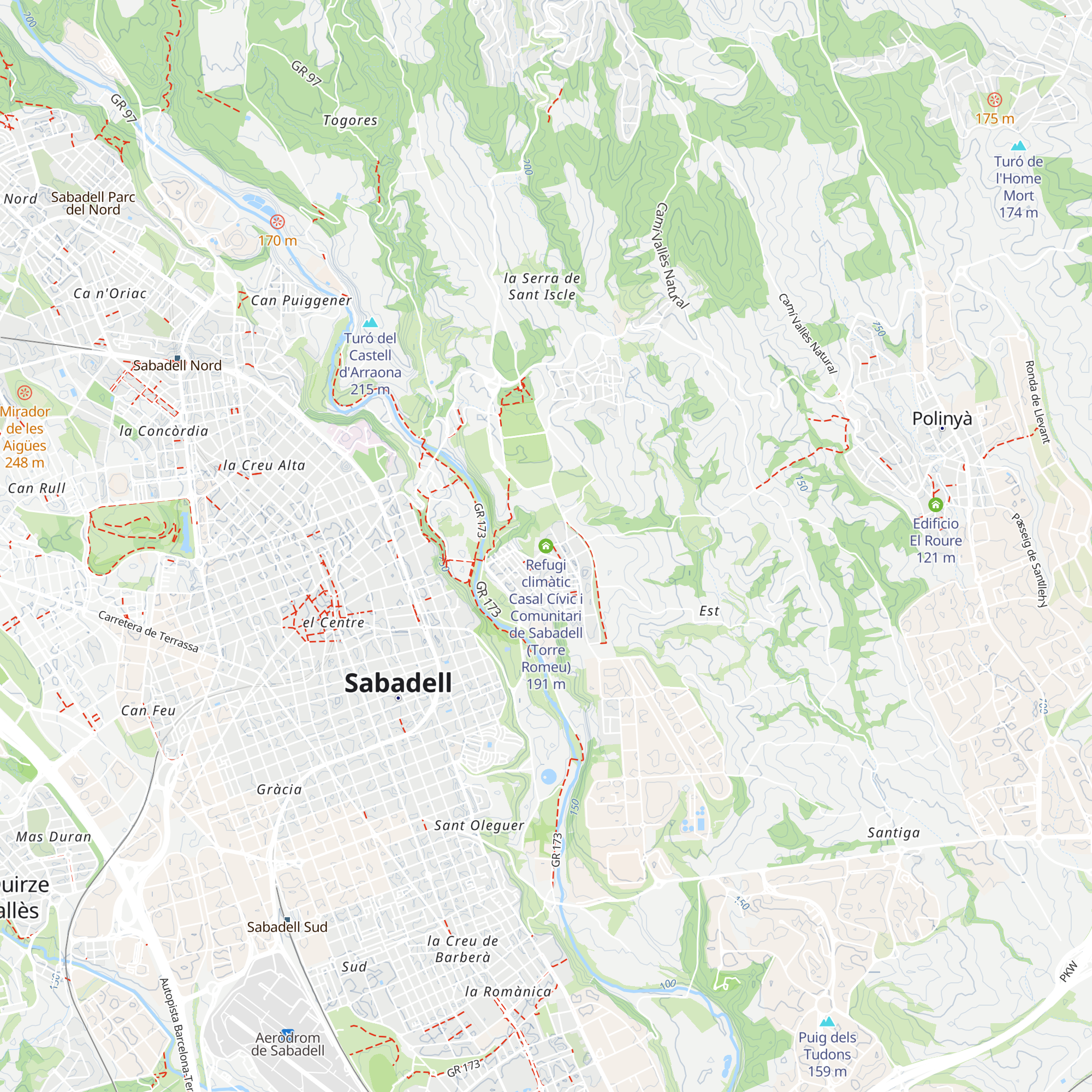 Refugi climàtic Casal Cívic i Comunitari de Sabadell (Torre Romeu) map