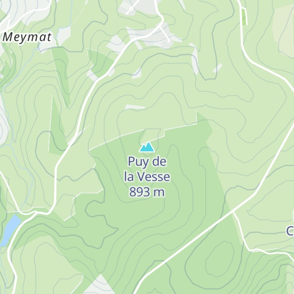 Map of Puy de la Vesse