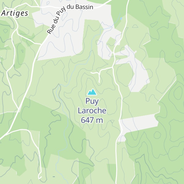 Map of Puy Laroche