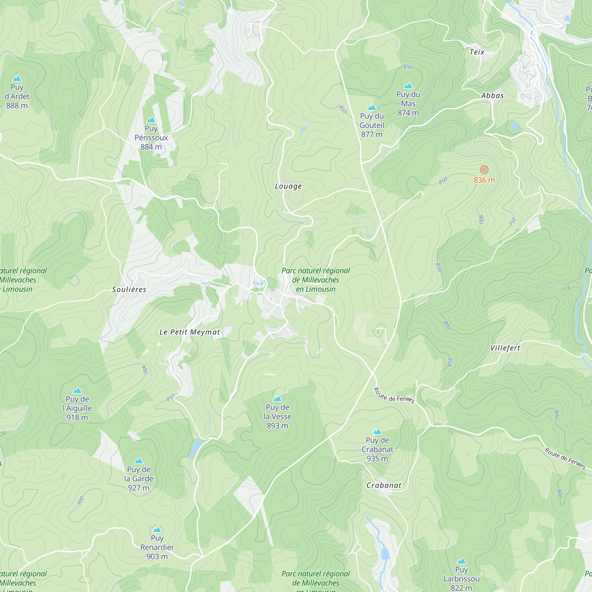 Gîte rue des Fontaines map