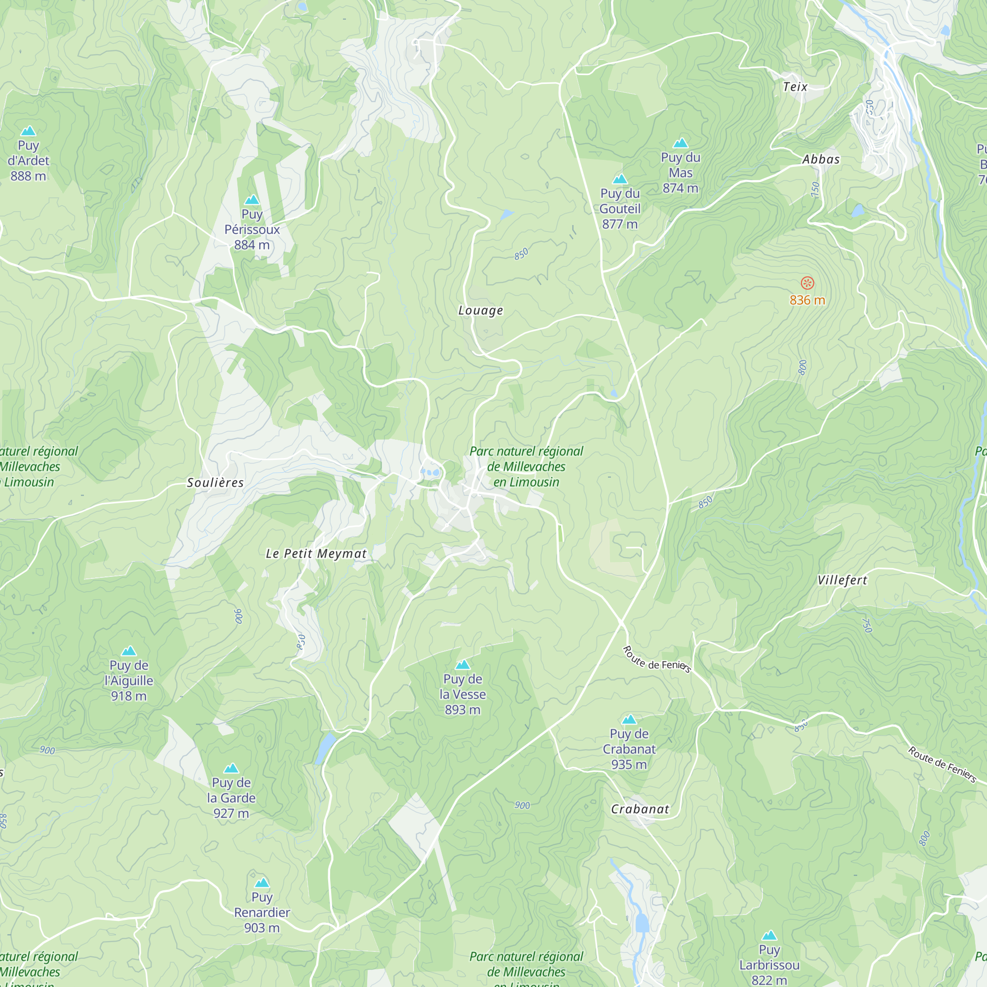 Gîte rue des Fontaines map