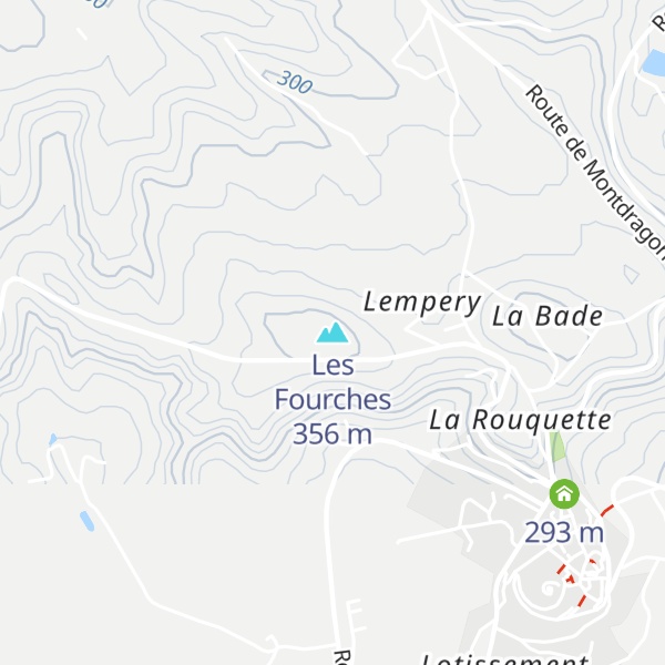Map of Les Fourches