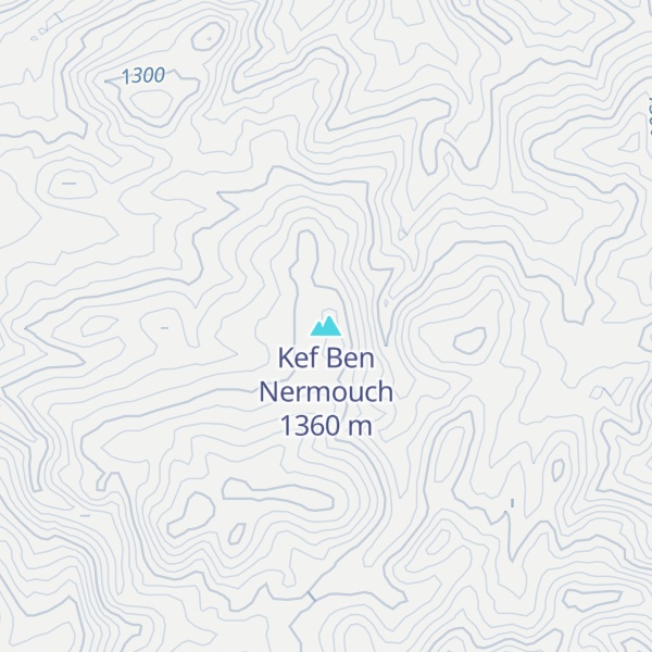 Map of Kef Ben Nermouch