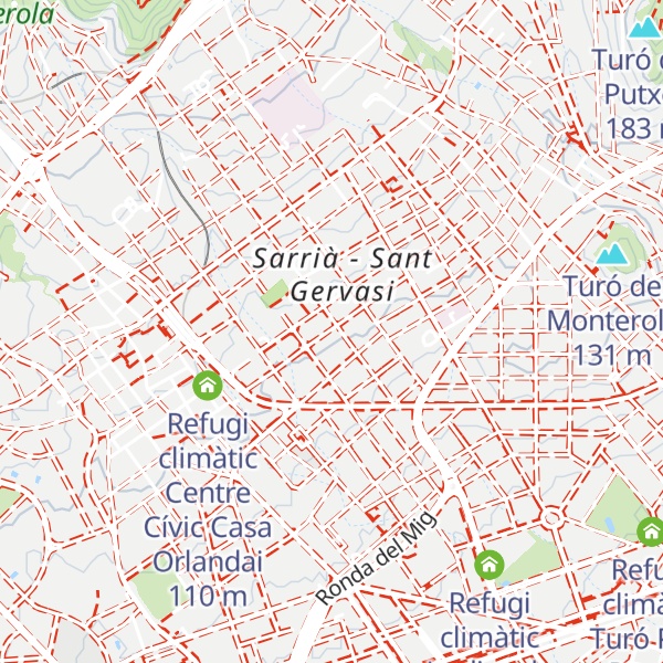 Map of Refugi climàtic Biblioteca Clarà