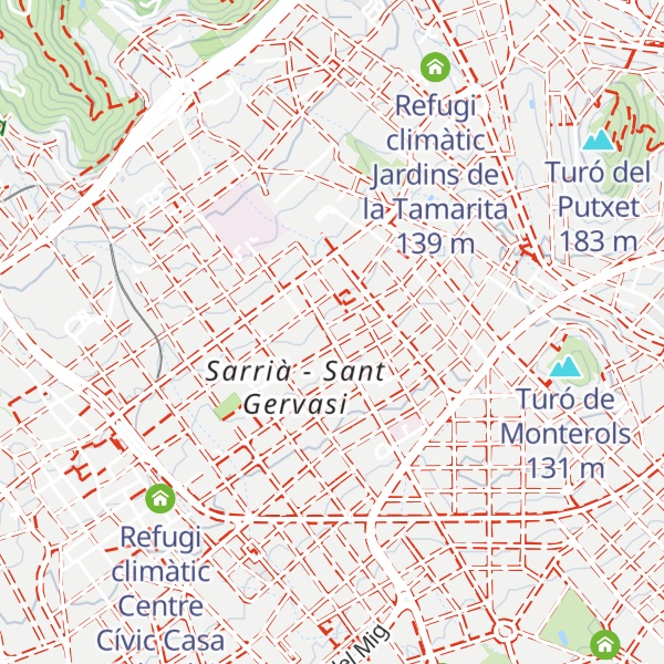 Map of Refugi climàtic Centre Cívic Pere Pruna