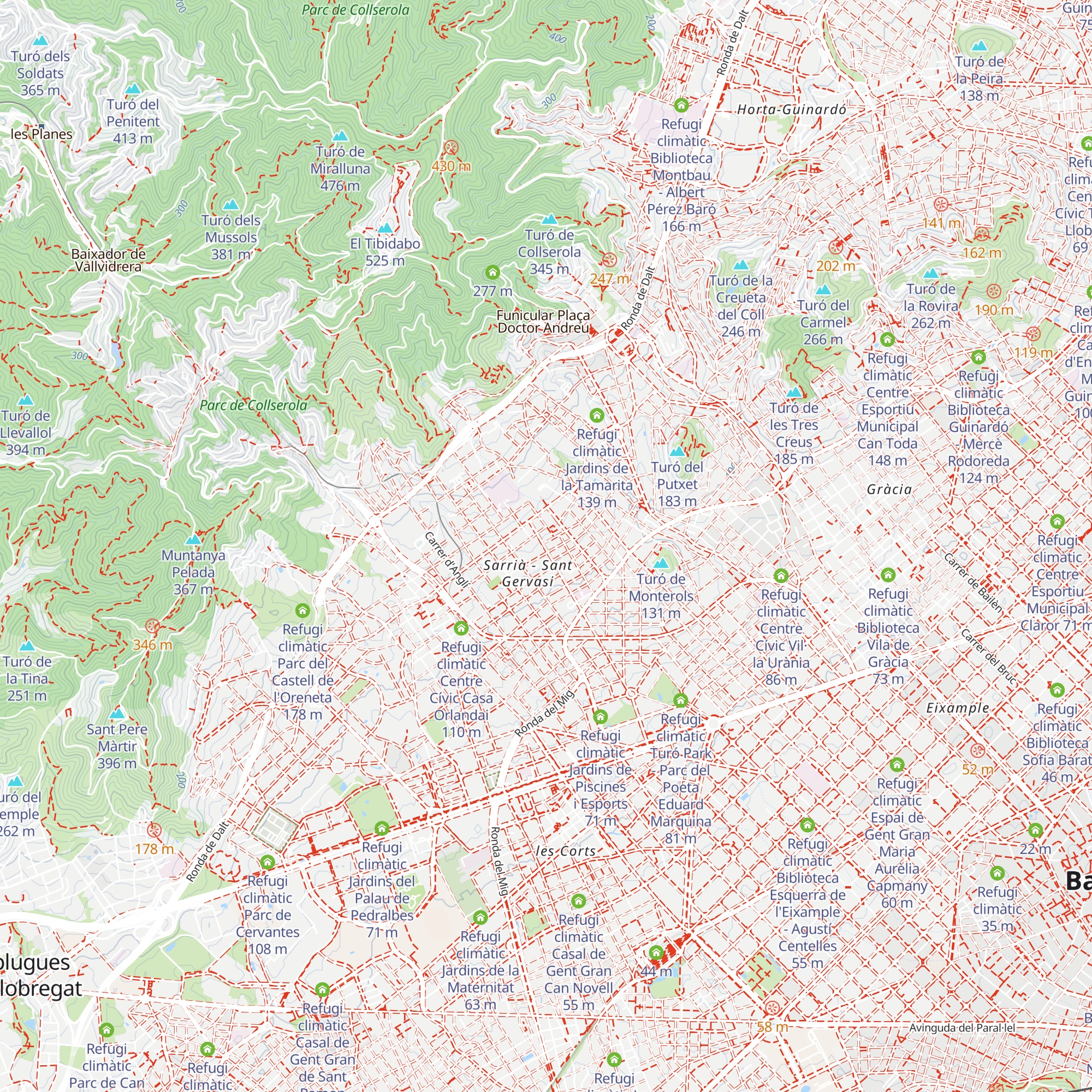 Refugi climàtic Centre Cívic Pere Pruna map