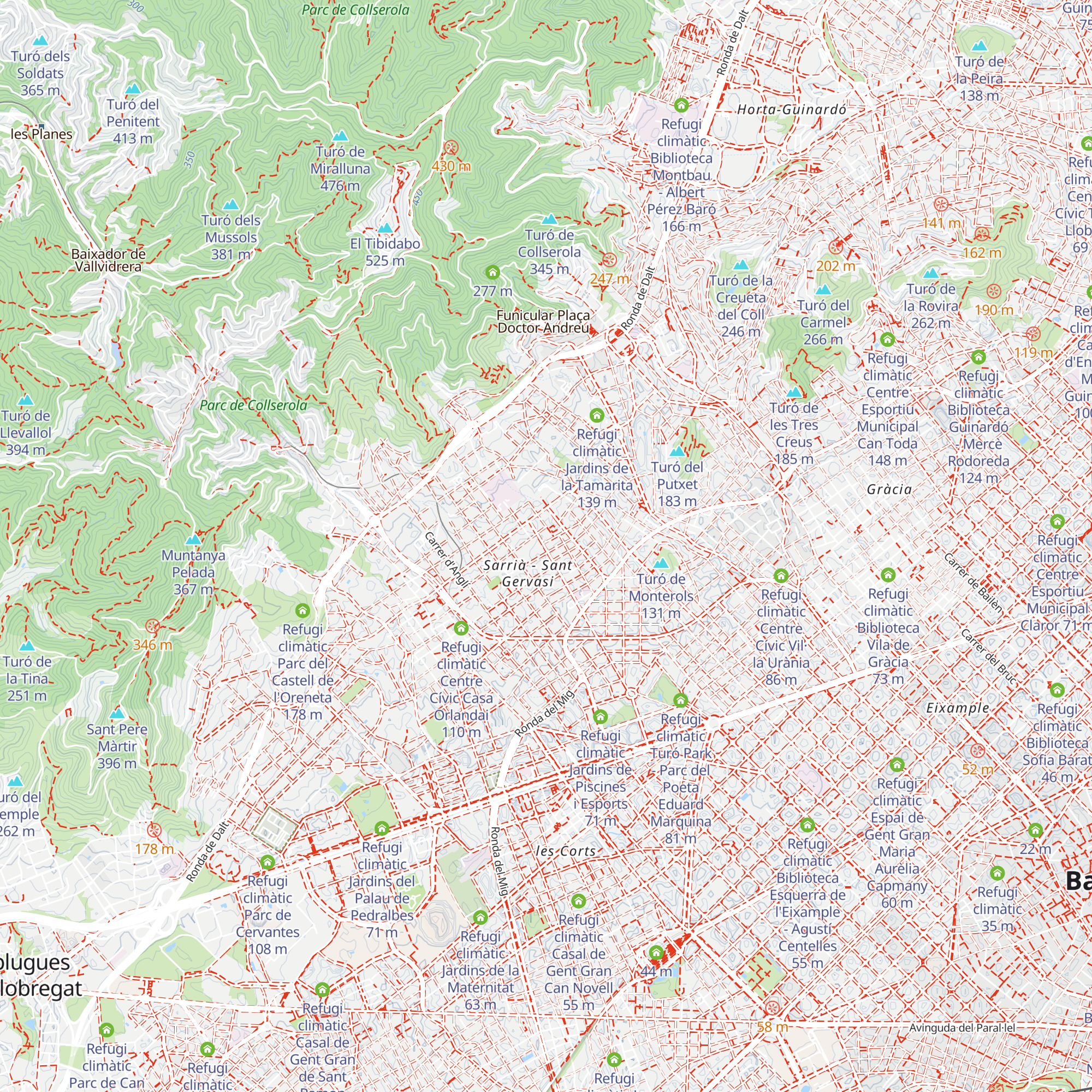 Refugi climàtic Centre Cívic Pere Pruna map