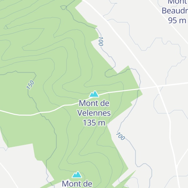 Map of Mont de Velennes