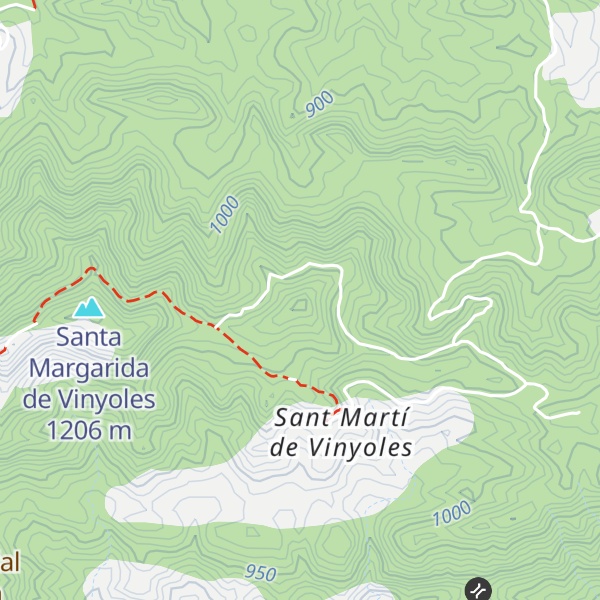 Map of Serrat de les Punxes