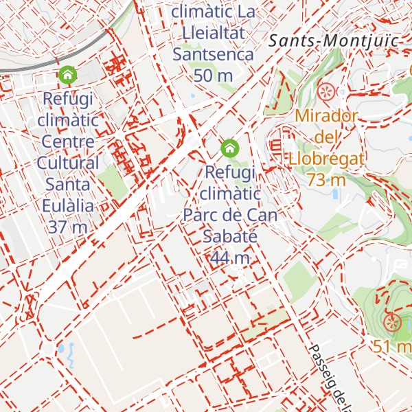 Map of Refugi climàtic Biblioteca Francesc Candel