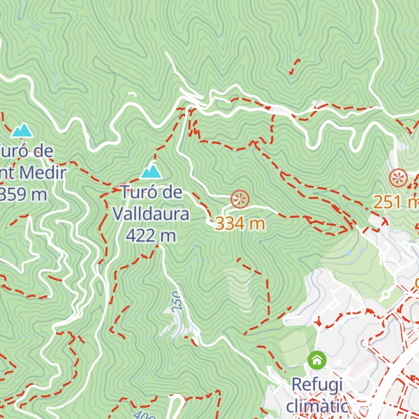 Map of Turó del Trac