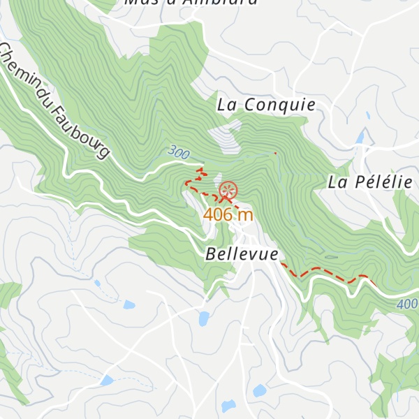 Map of Gîtes de la Barbacane