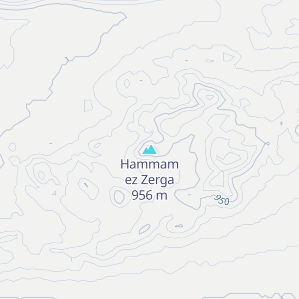 Map of Hammam ez Zerga