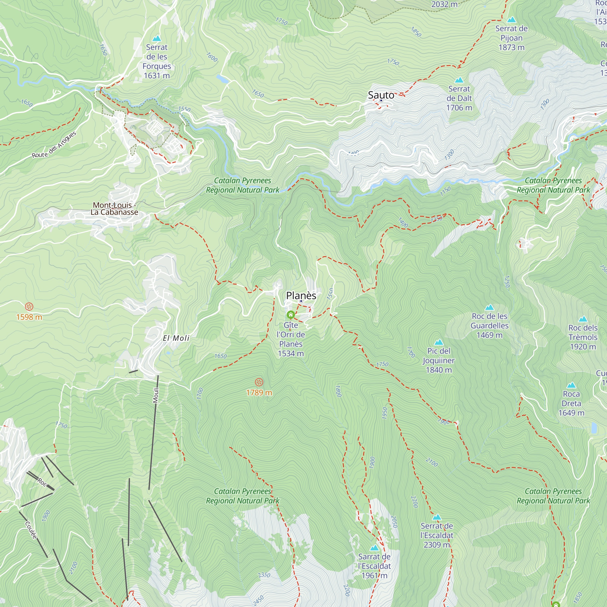 Gîte Le Malaza map