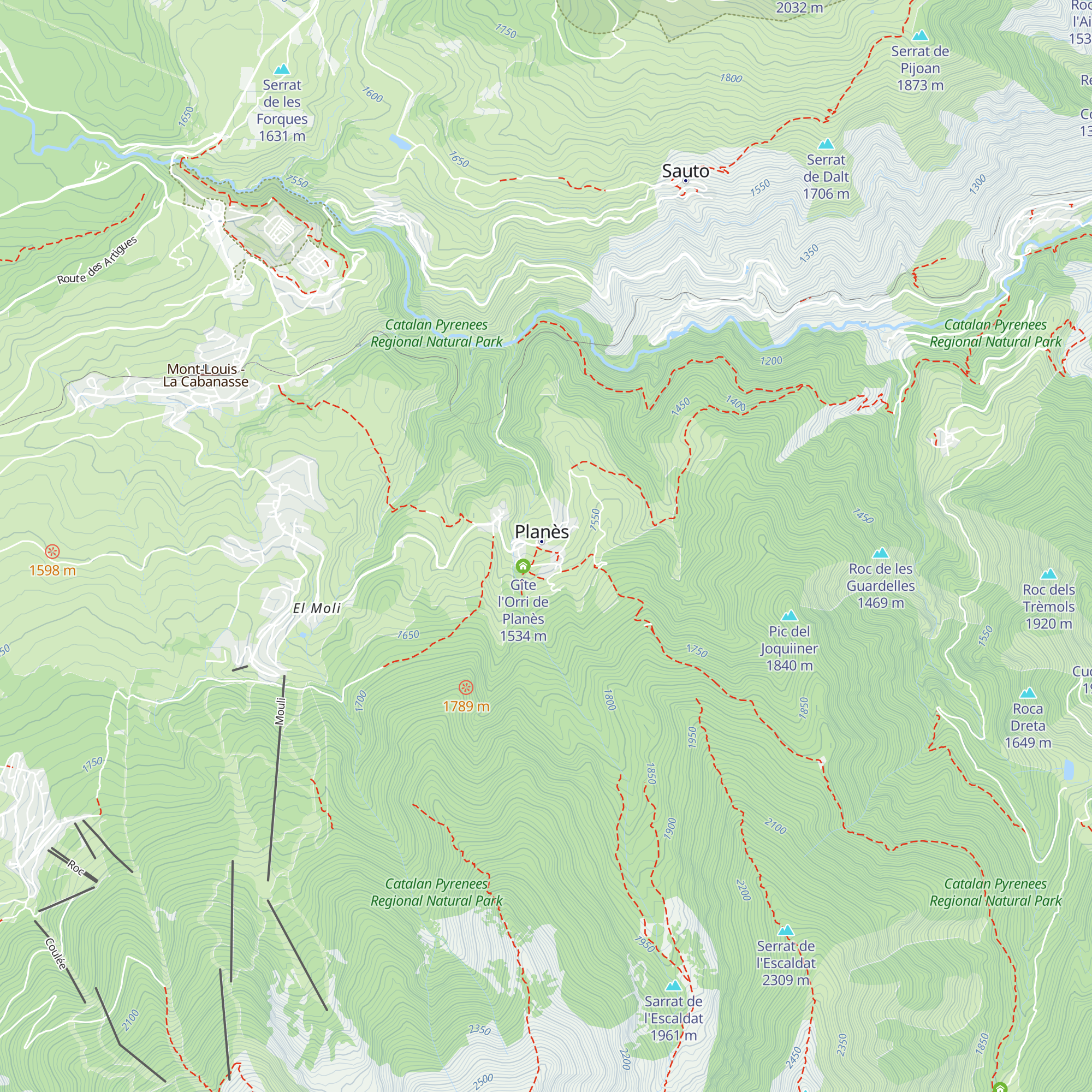 Gîte Le Malaza map