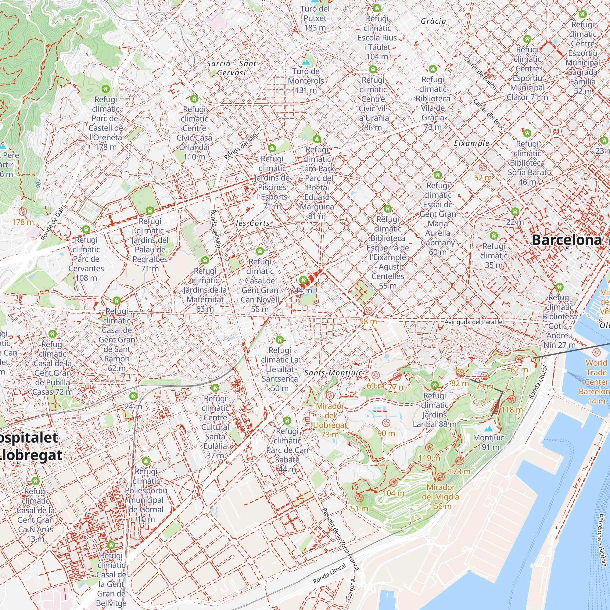 Refugi climàtic Escola Bressol Municipal Pau map