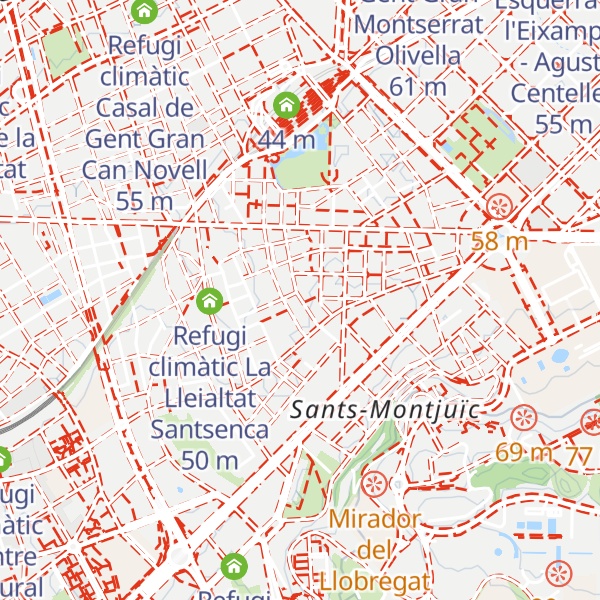 Map of Refugi climàtic Escola Gayarre