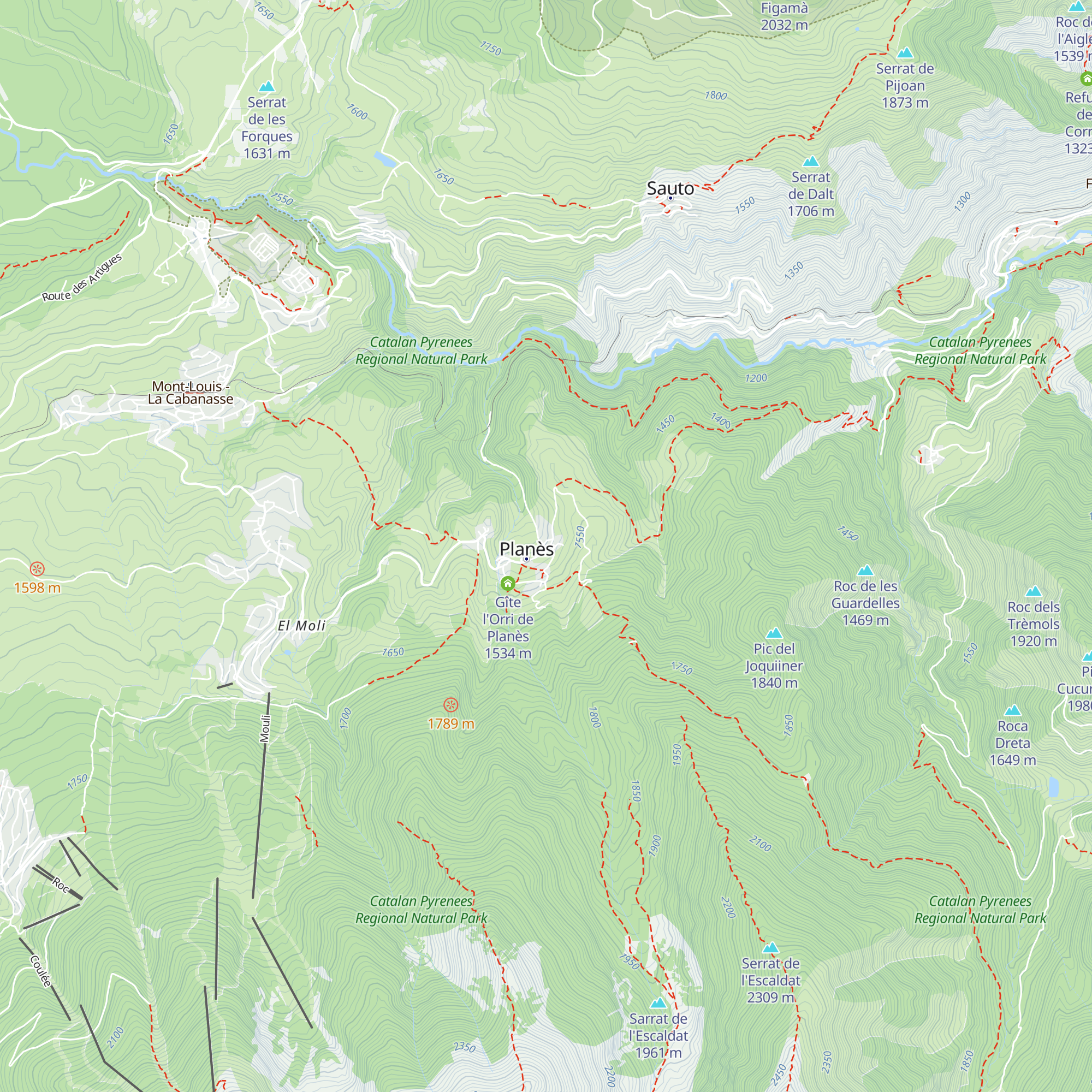 Gîtes Béthanie map