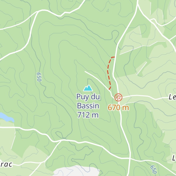Map of Puy du Bassin