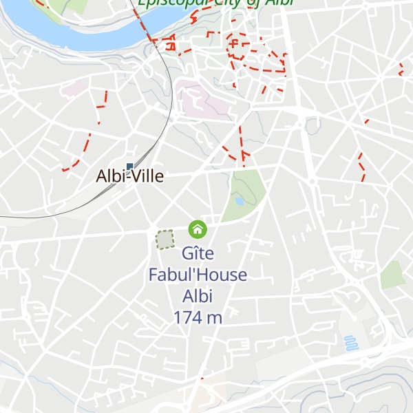 Map of Gîte des Cordeliers