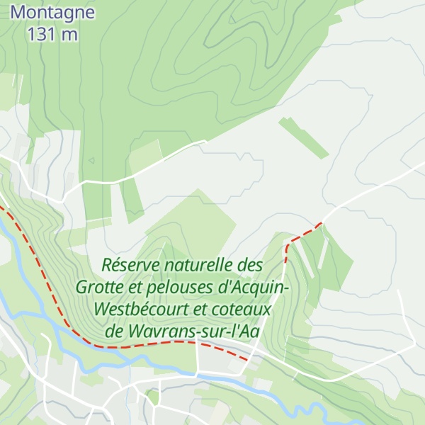 Map of Mont Carrière