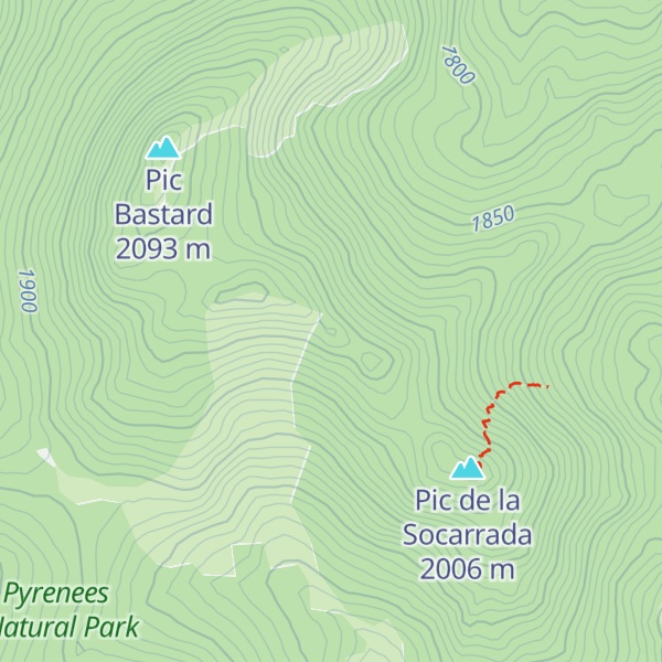 Map of Roc de les Comes