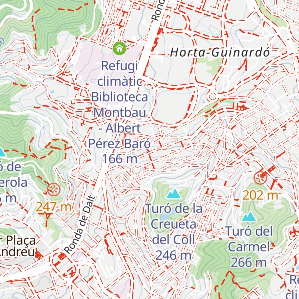 Map of Refugi climàtic Centre Cívic Teixonera