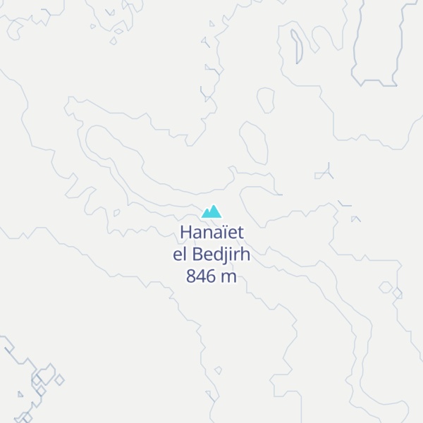 Map of Hanaïet el Bedjirh