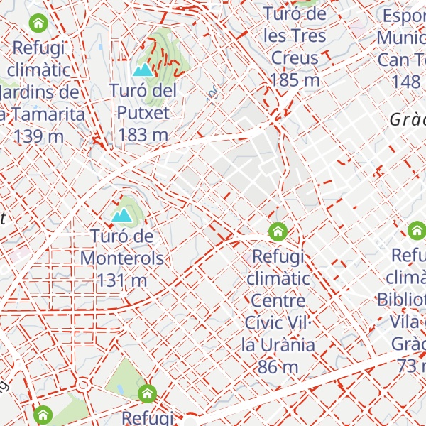 Map of Refugi climàtic Escola Poeta Foix