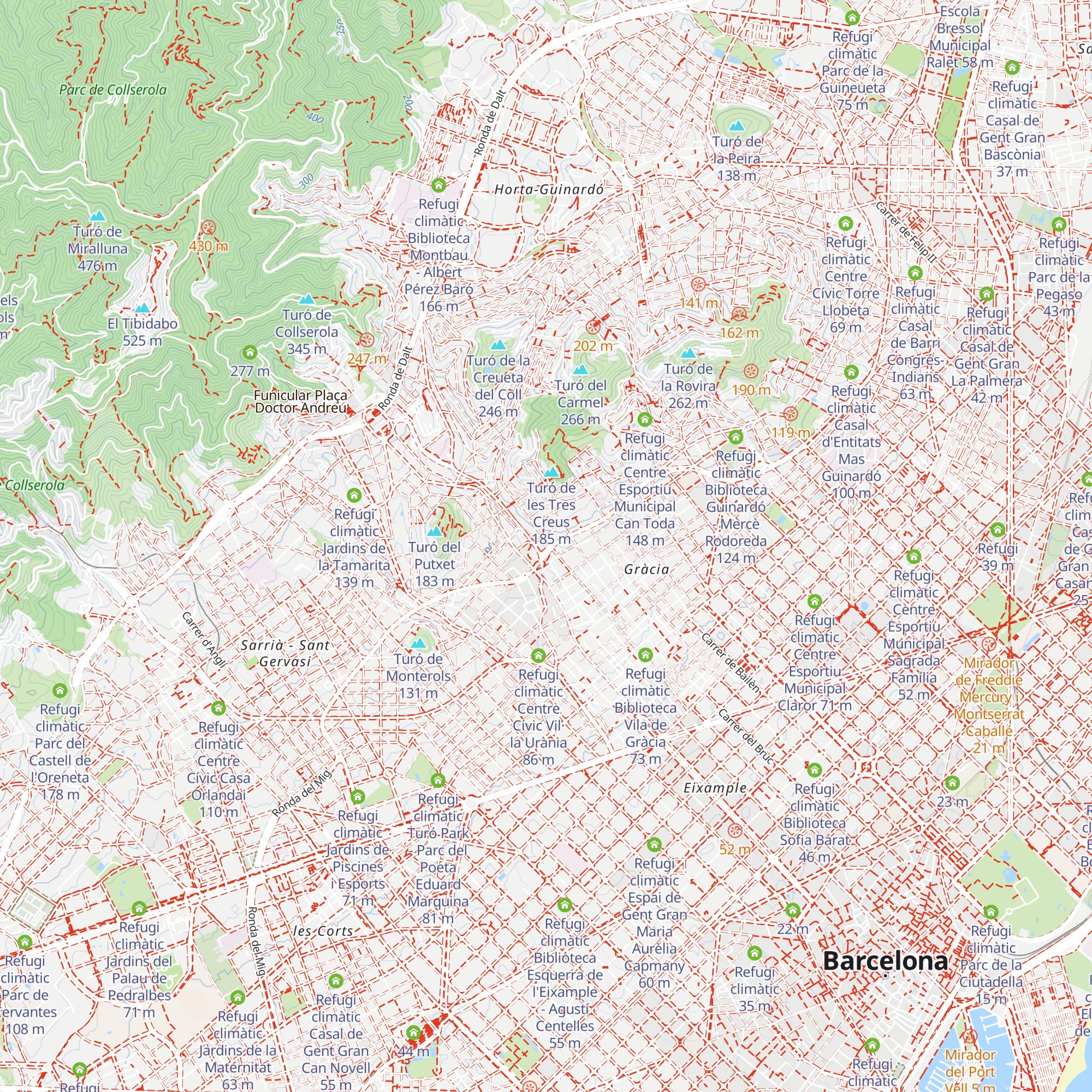Refugi climàtic Escola Rius i Taulet map
