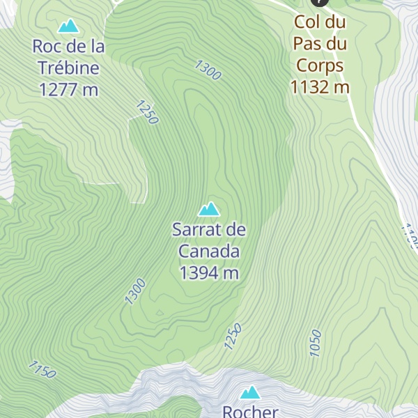 Map of Sarrat de Canada
