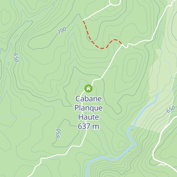 Map of Cabane Planque Haute