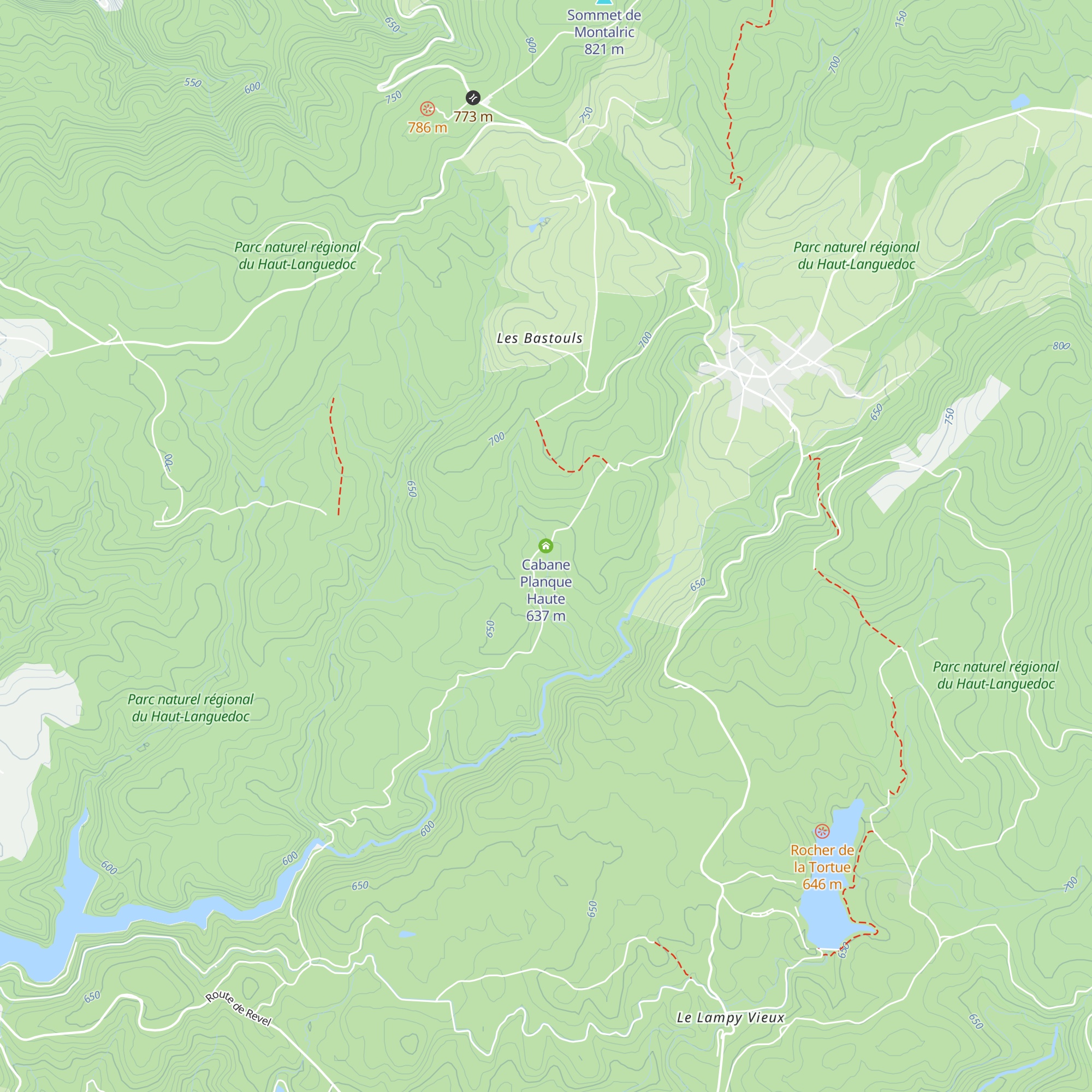 Cabane Planque Haute map