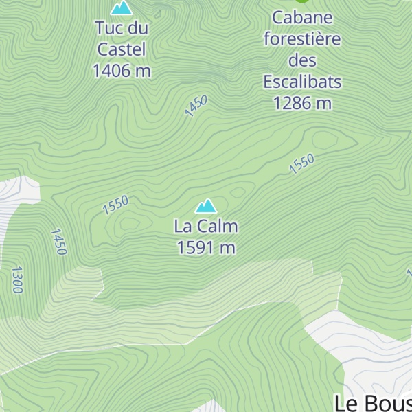 Map of La Calm