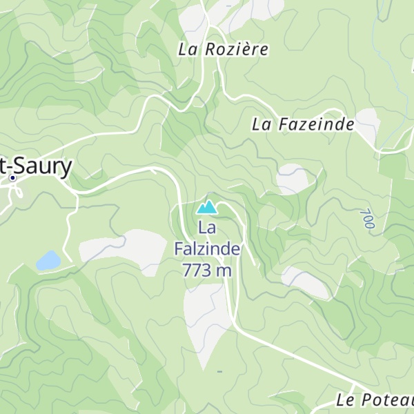 Map of La Falzinde