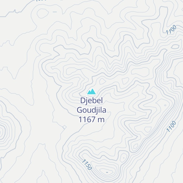 Map of Djebel Goudjila