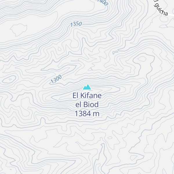 Map of El Kifane el Biod