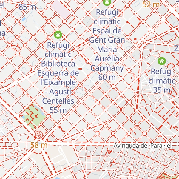 Map of Refugi climàtic Centre Cívic Casa Golferichs