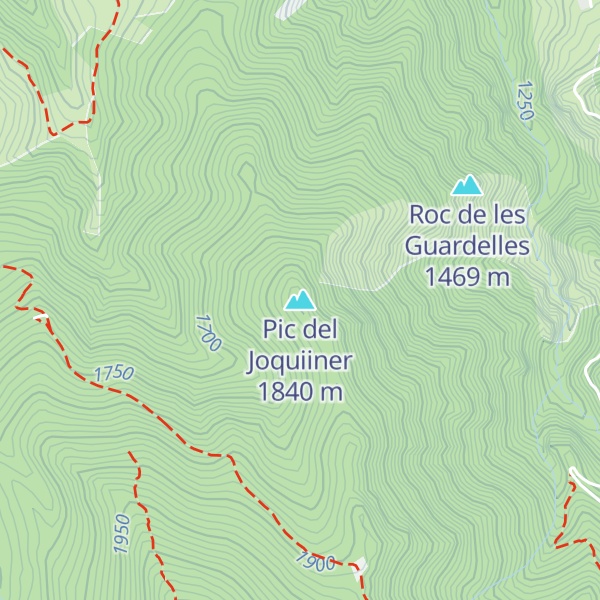 Map of Pic del Joquiiner
