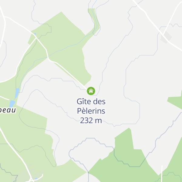 Map of Gîte des Pèlerins