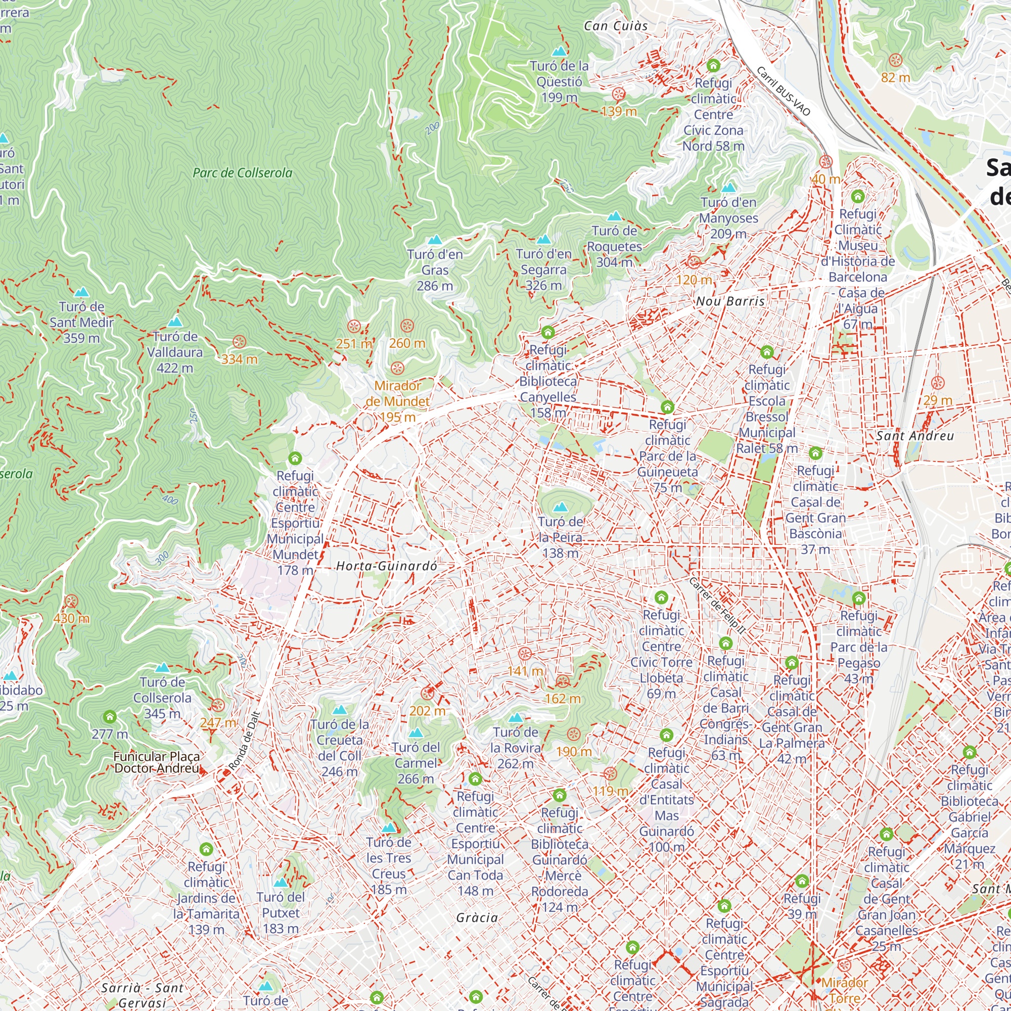 Refugi climàtic Centre Cívic Matas i Ramis map