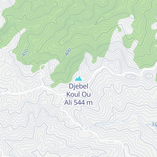 Map of Djebel Koul Ou Ali