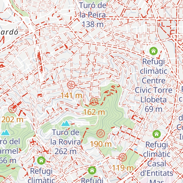 Map of Refugi climàtic Escola Font d'en Fargas
