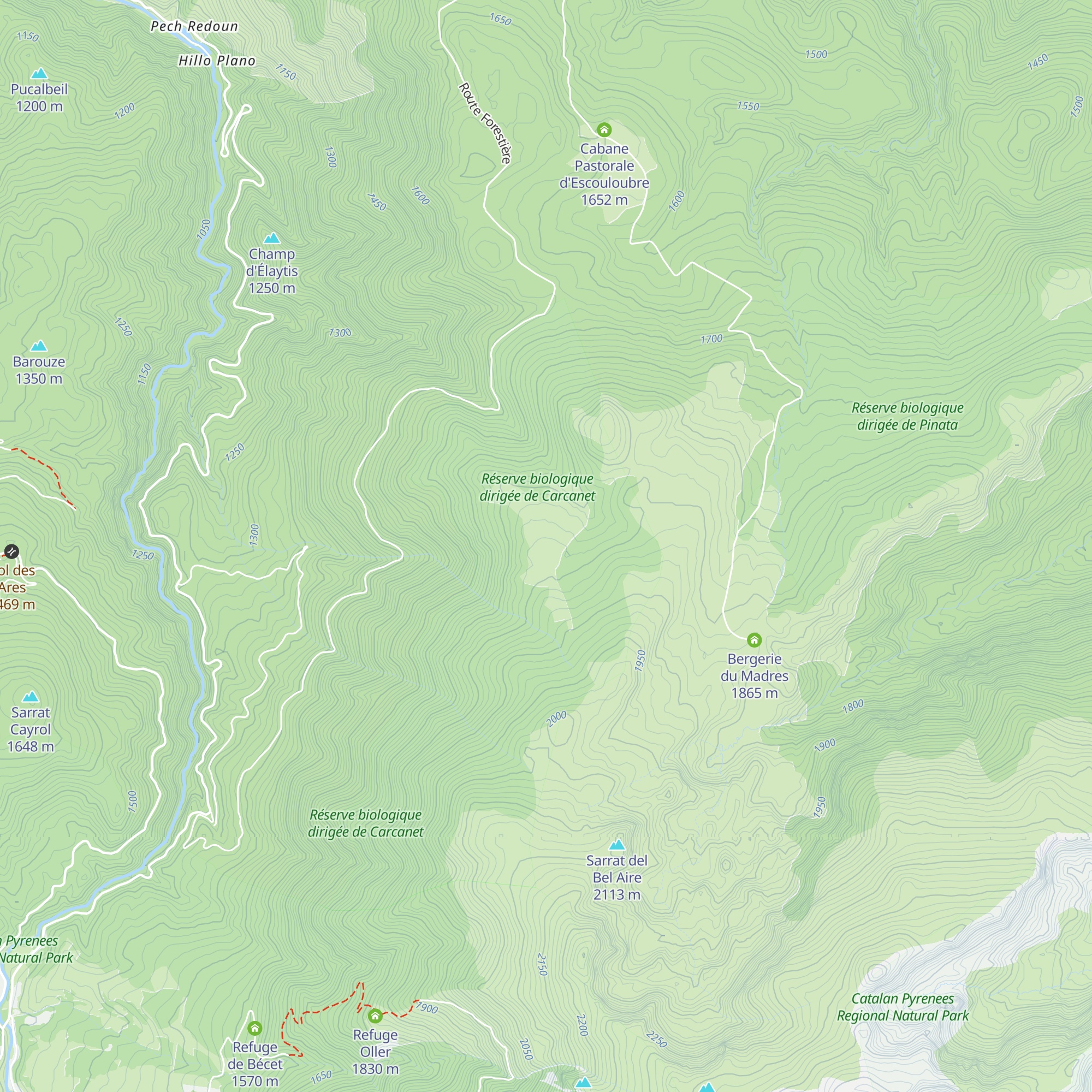 Cabane pastorale de Jasse Grande map