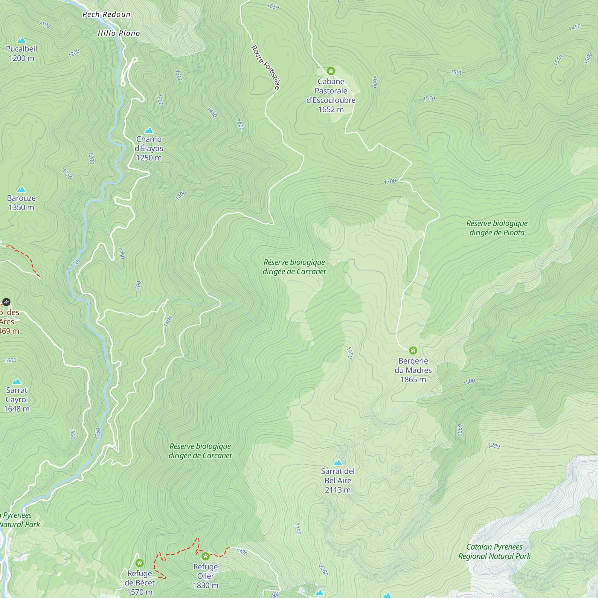 Cabane pastorale de Jasse Grande map